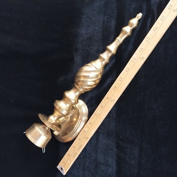 Vintage Brass Wall Candle Sconce - Picture 6 of 10